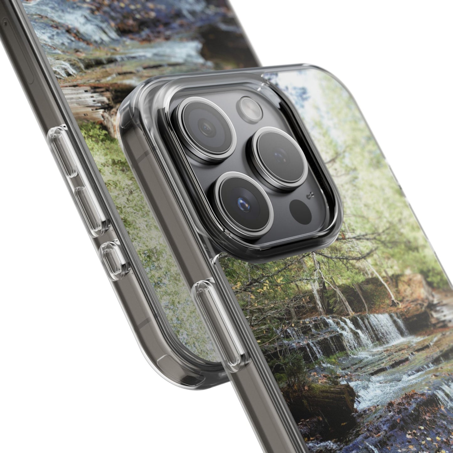 Clear Cases - Waterfall - iPhone 16 series, iPhone 15 series, iPhone 14 series, iPhone 13 series, IPhone 12 series