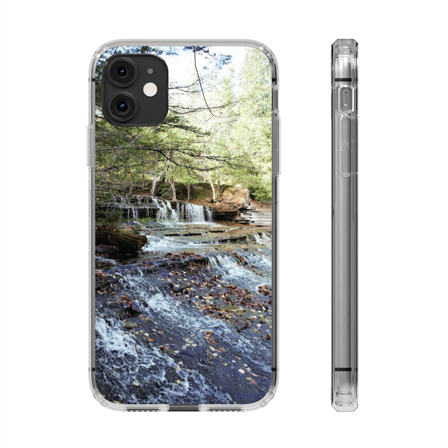 Clear Cases - Waterfall - iPhone 16 series, iPhone 15 series, iPhone 14 series, iPhone 13 series, IPhone 12 series