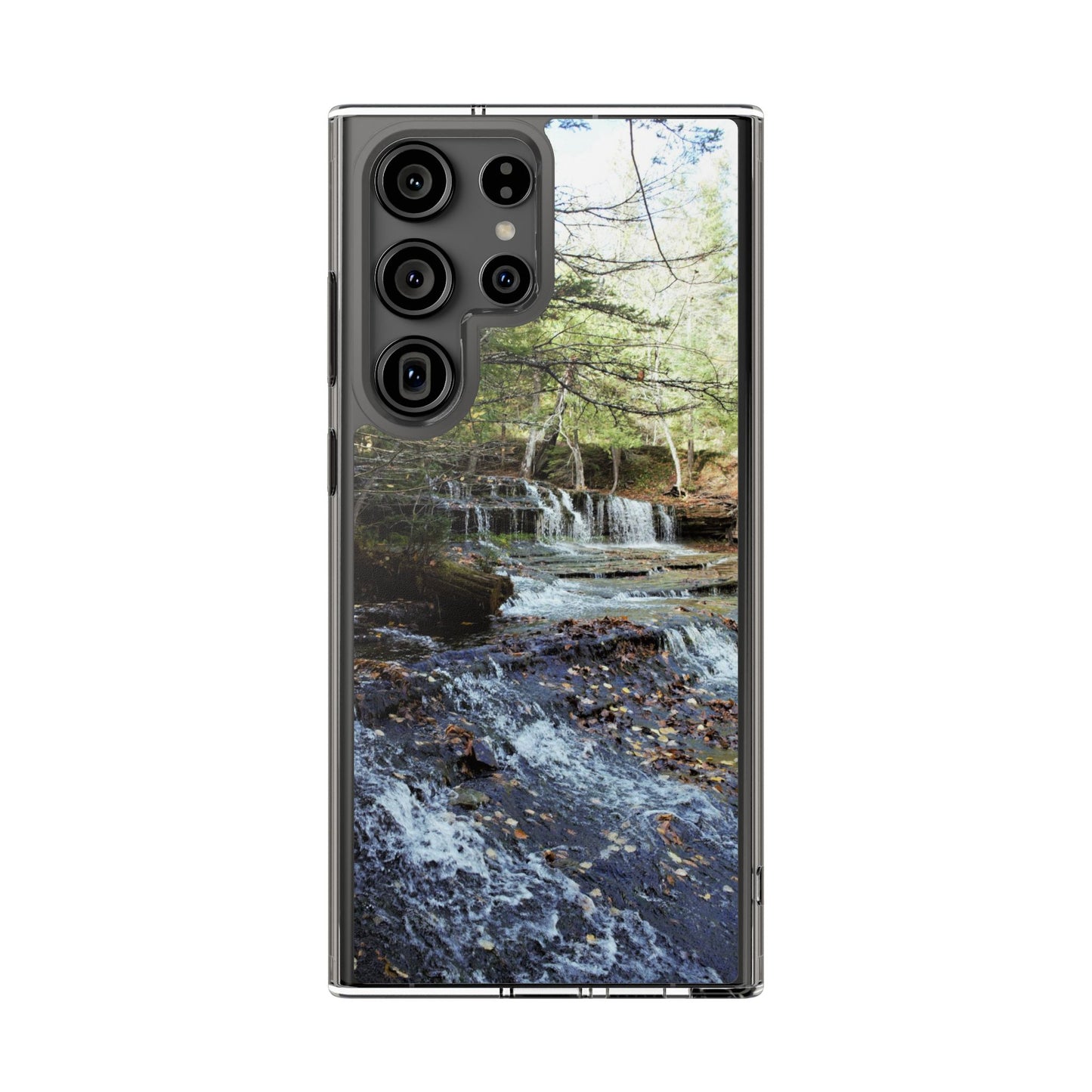 Clear Cases - Samsung Galaxy Series, Plus and Untra, S24, S23, S22, S21 - Waterfall