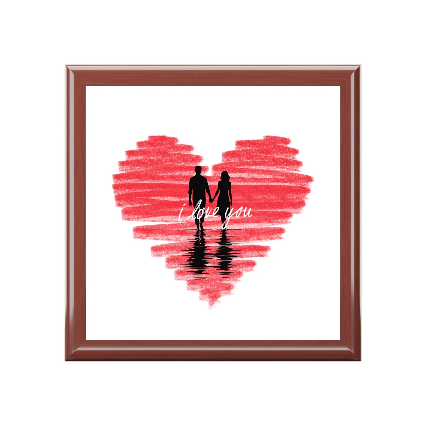 i love you Jewelry Box – White Ceramic