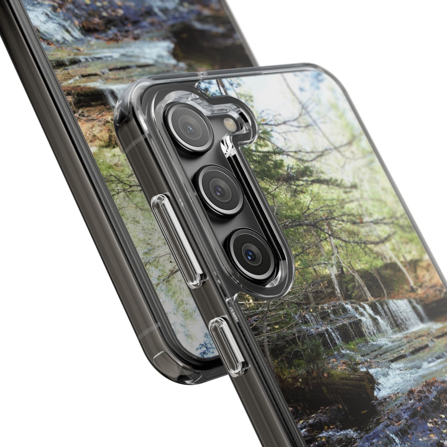 Clear Cases - Samsung Galaxy Series, Plus and Untra, S24, S23, S22, S21 - Waterfall