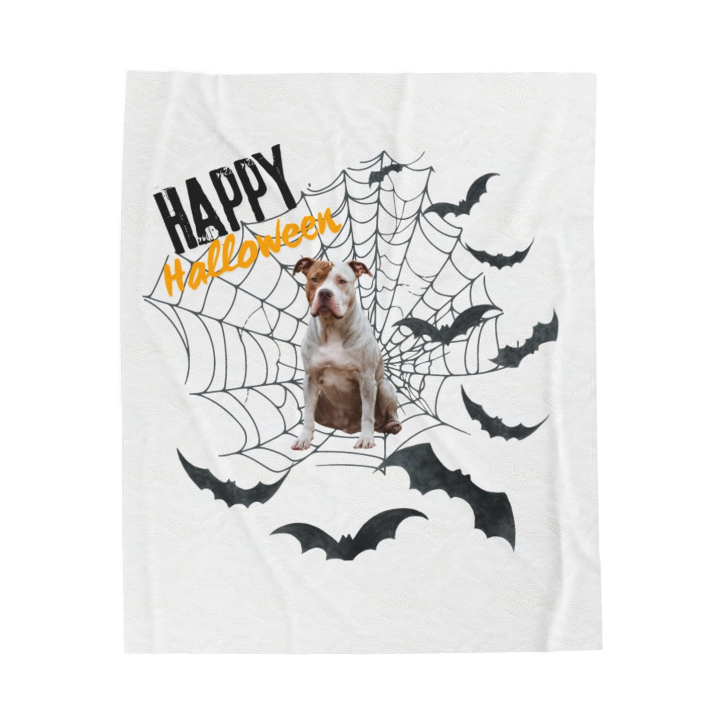 Velveteen Plush Blanket - Pit Halloween
