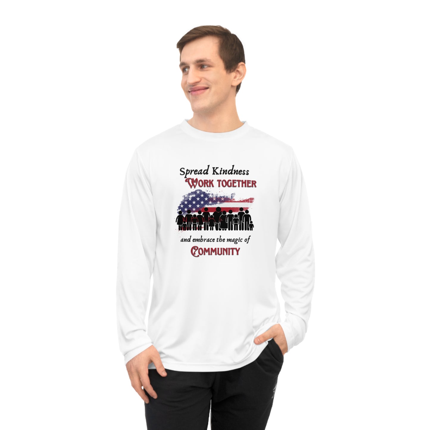 Unisex Performance Long Sleeve Shirt - Magic of Community