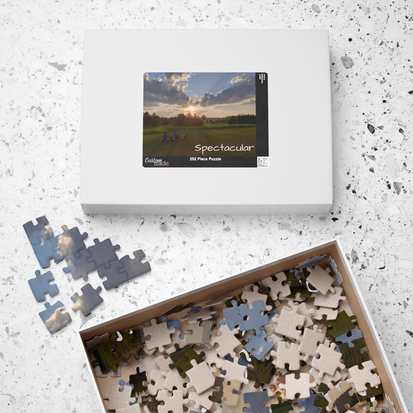 Puzzle (110, 252, 500, 1014-piece) Spectacular Sun Set