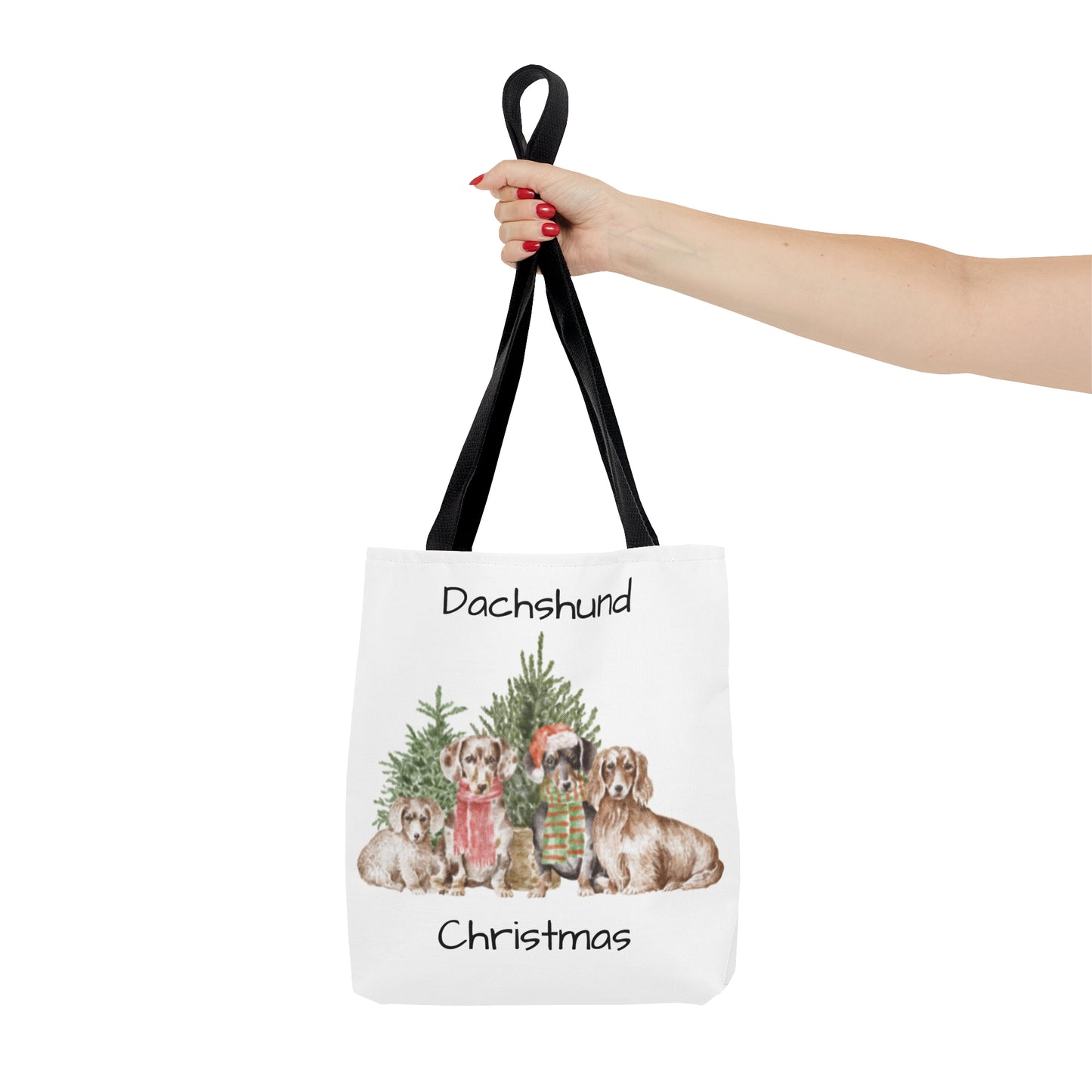 Tote Bag (AOP) Dachshund Christmas