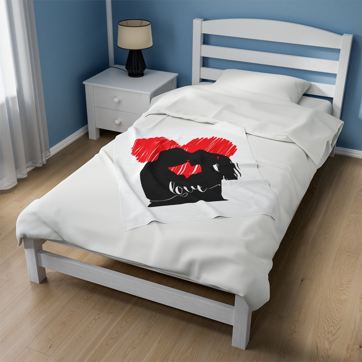 Velveteen Plush Blanket - Unconditional Love