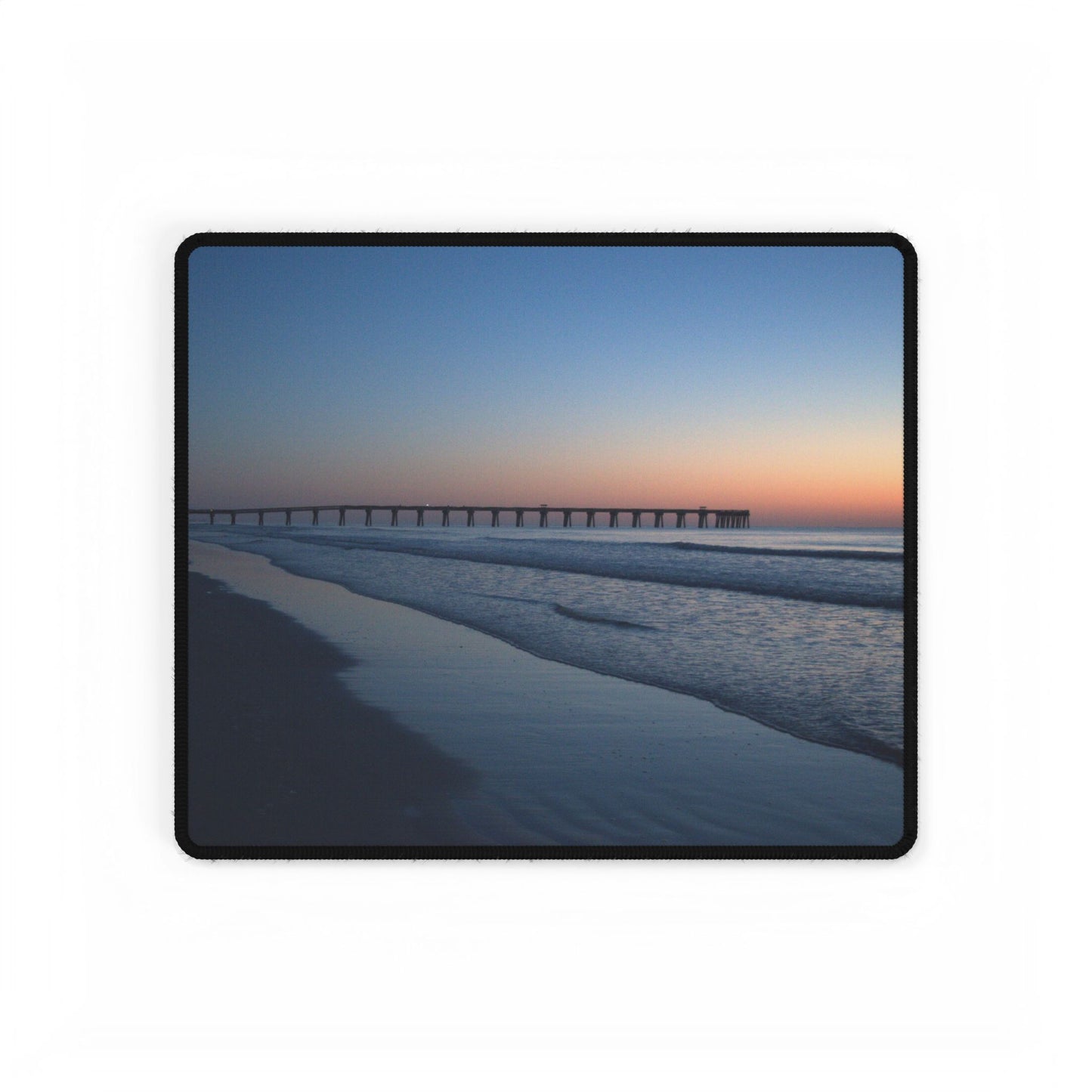Desk Mat- Blue hour at the pier