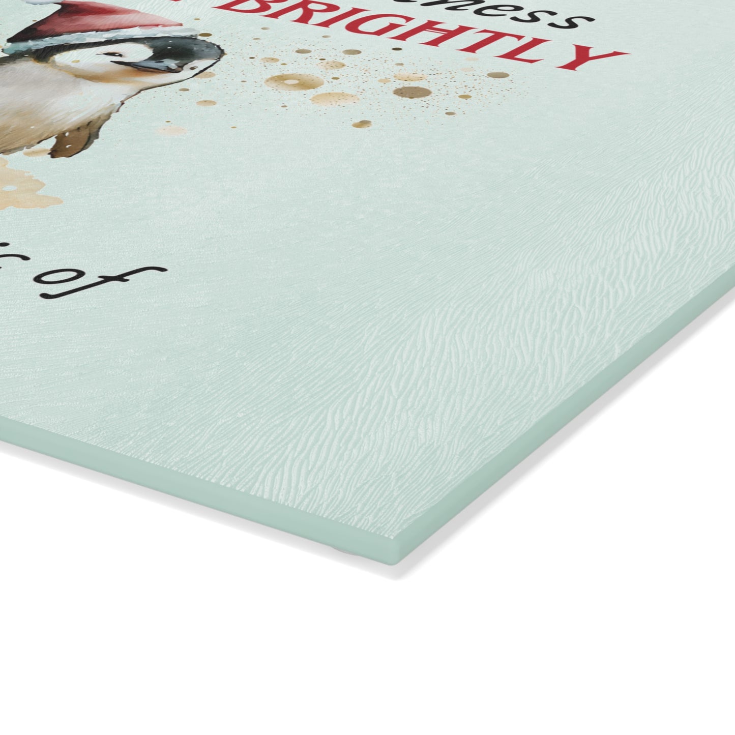 Glass Cutting Board - Magic of Christmas