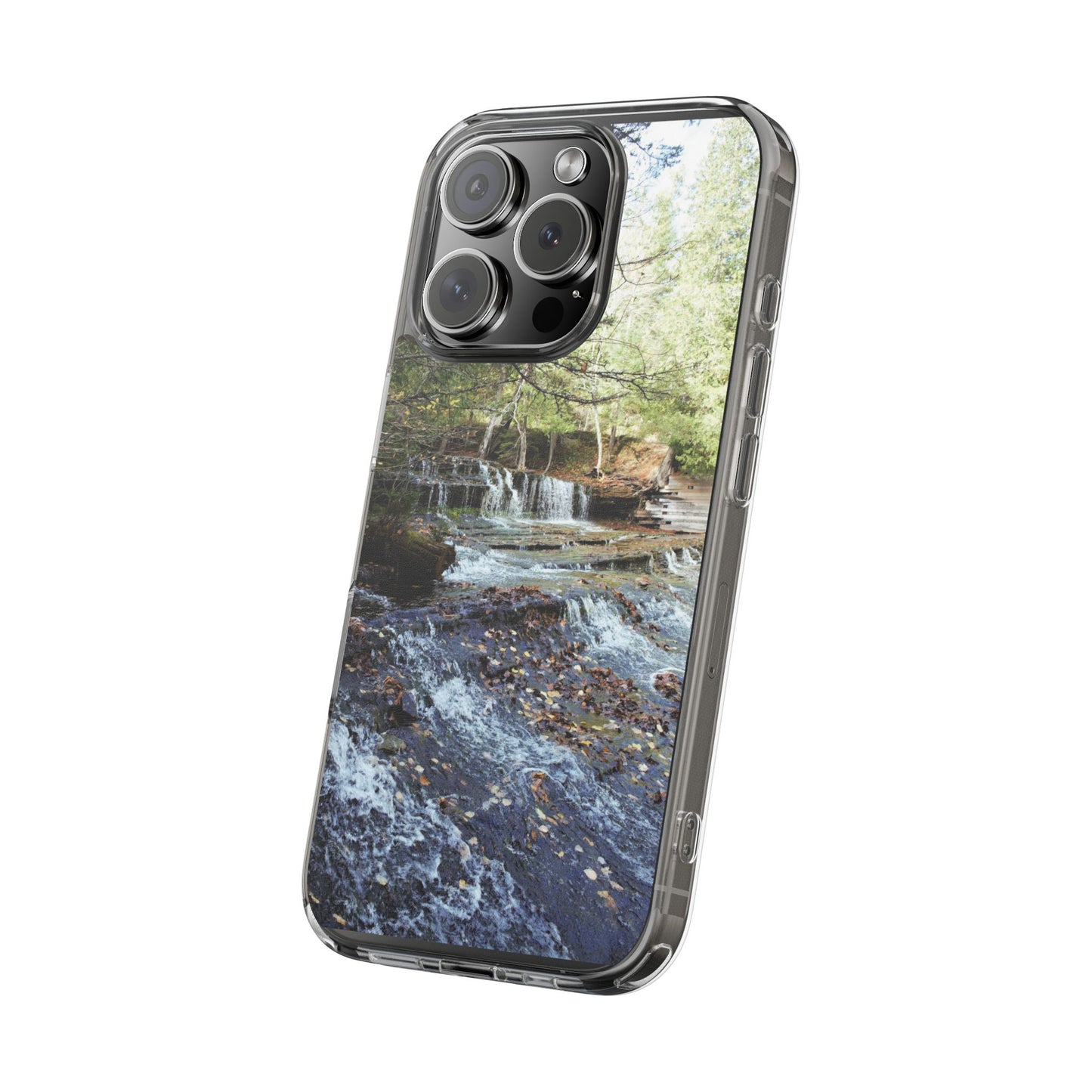 Clear Cases - Waterfall - iPhone 16 series, iPhone 15 series, iPhone 14 series, iPhone 13 series, IPhone 12 series