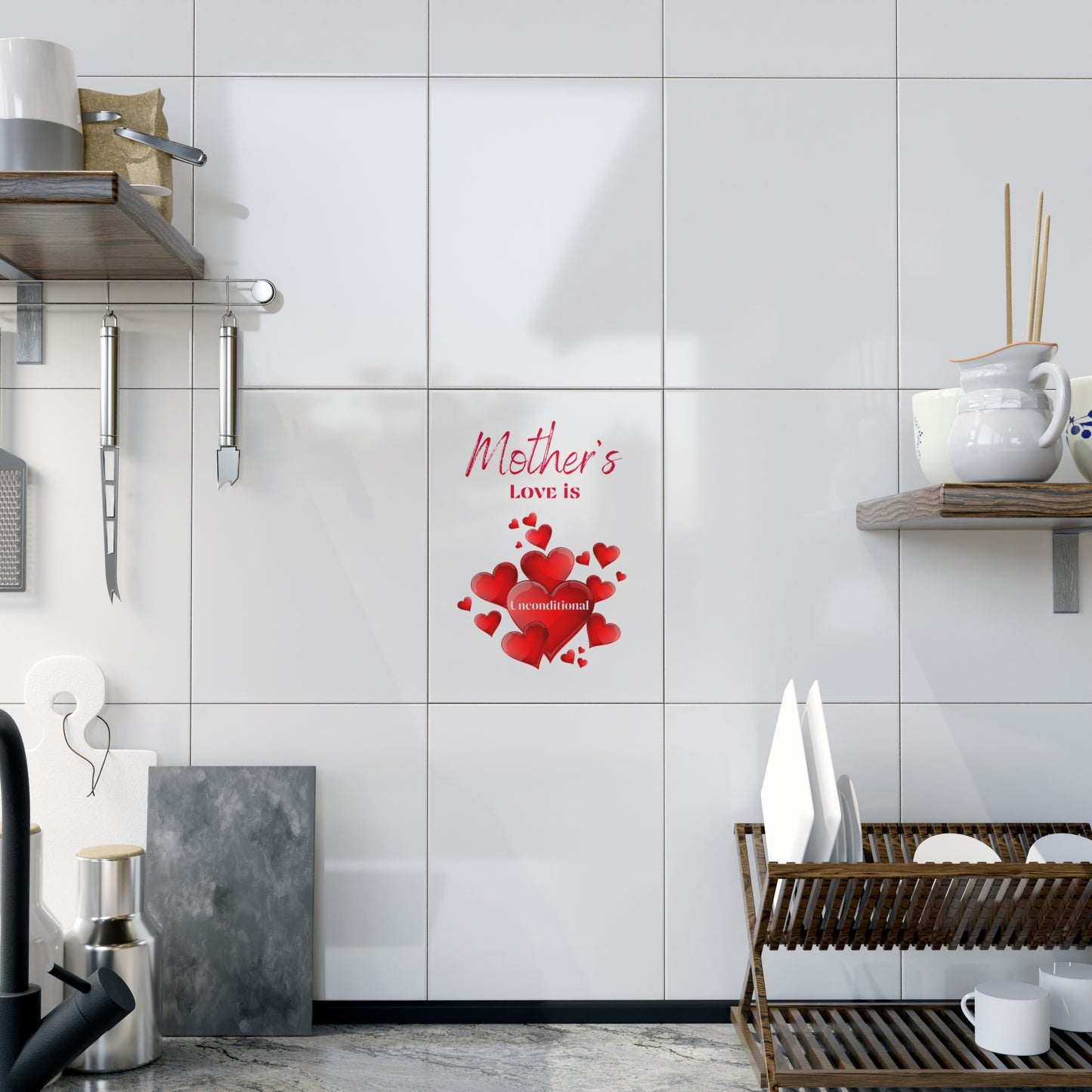 Ceramic Photo Tile - Mother's Love Unconditional