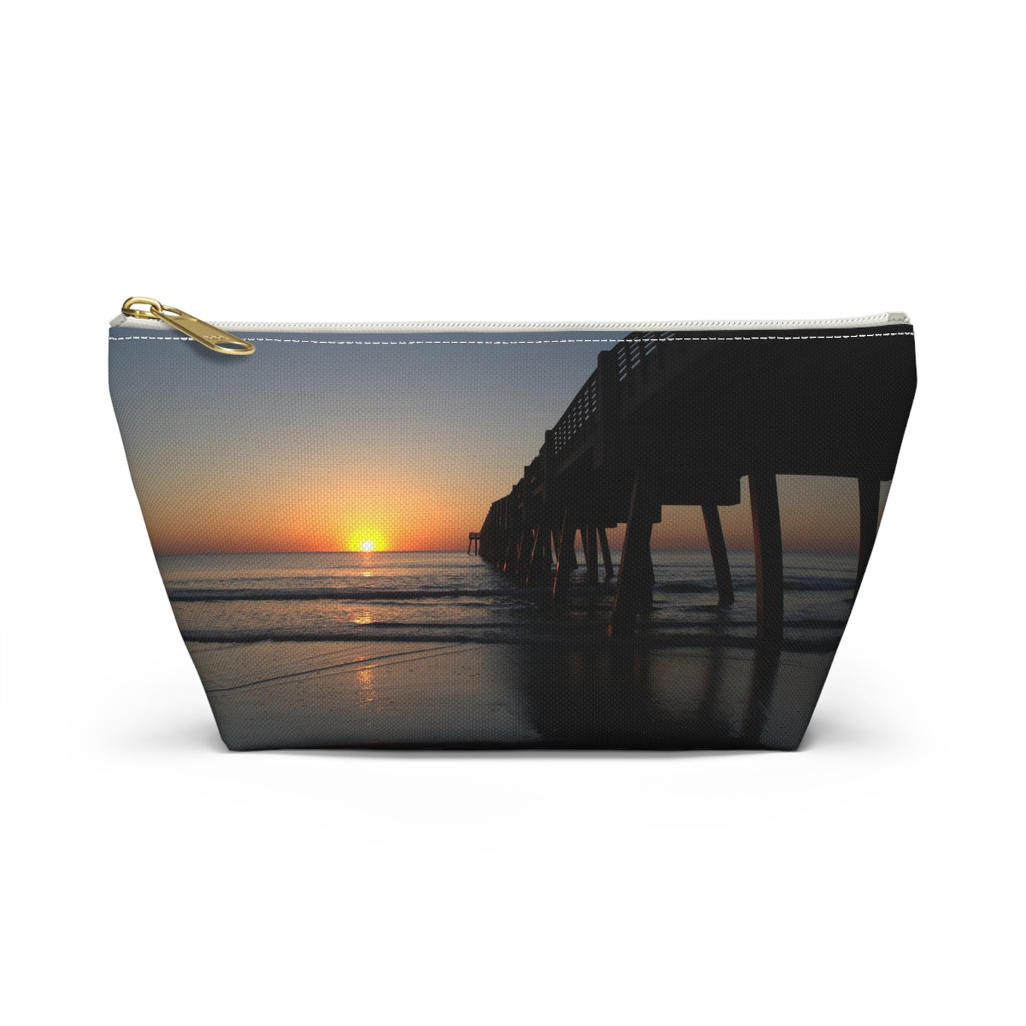 Accessory Pouch w T-bottom Spring Blooms