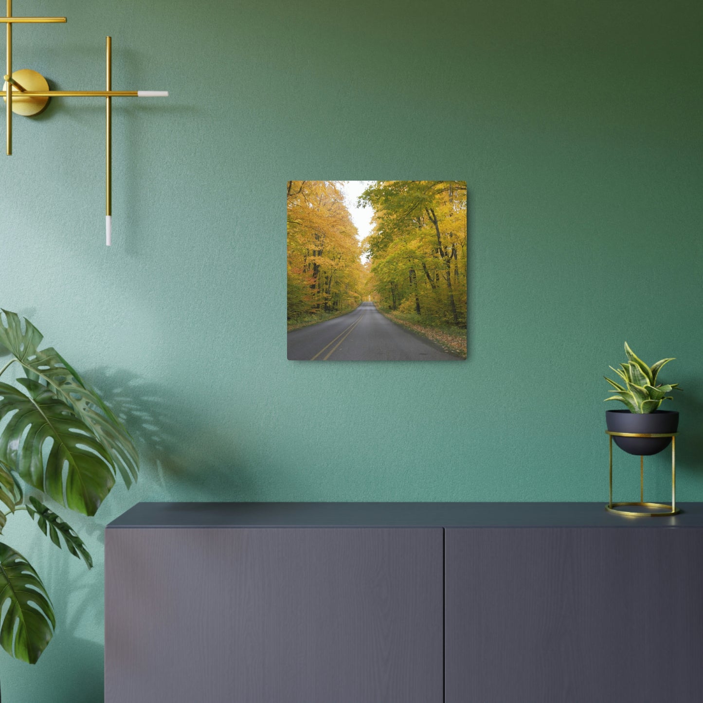 Metal Art Sign - The Golden Road