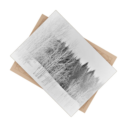 Ceramic Photo  Size 6" x 8"  Winter Field