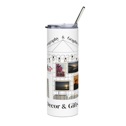 Carry Your Brand Stainless Steel Tumbler, 20oz - DAH Market Tumbler