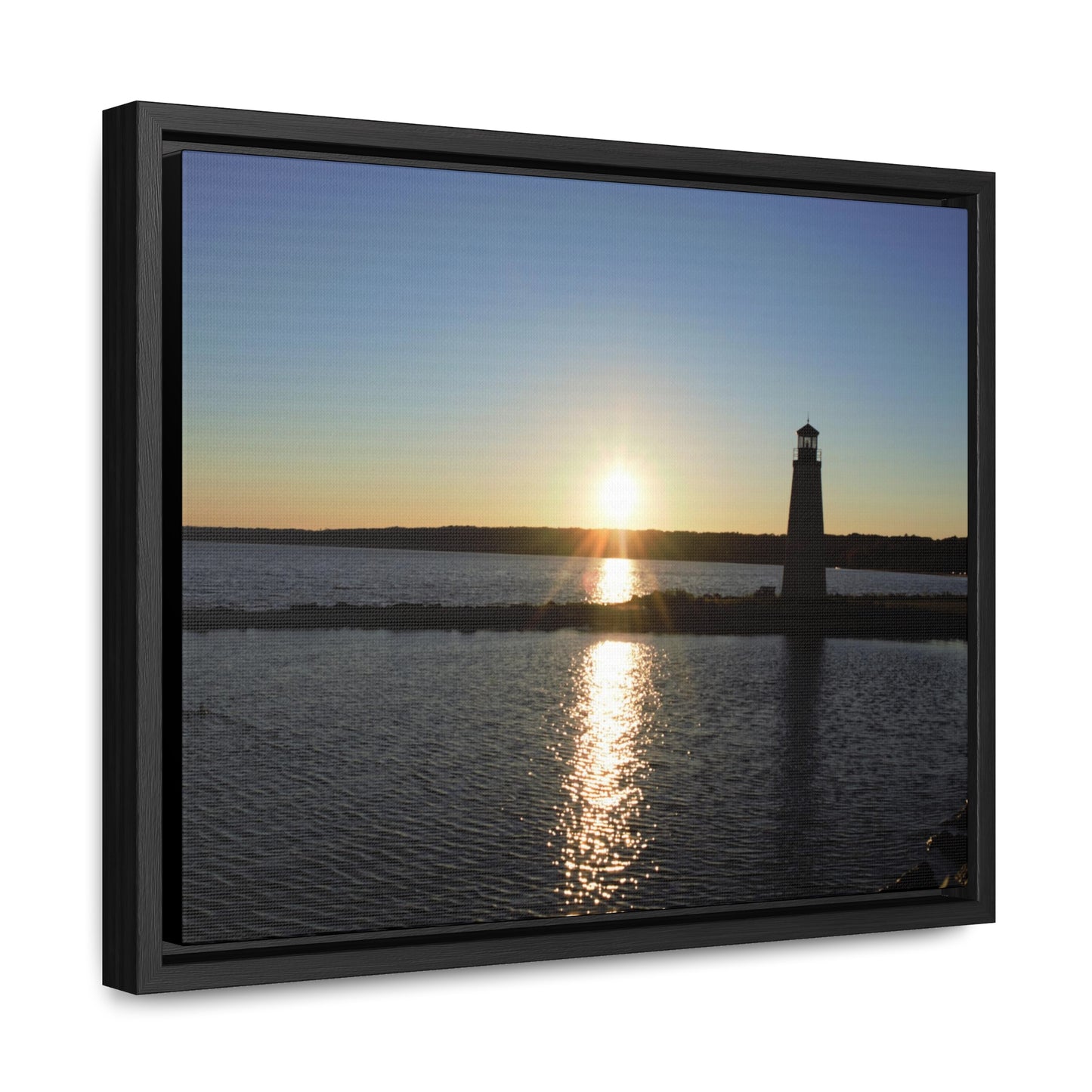 Gallery Canvas Wraps, Horizontal Frame - Sunset at Happy Rock