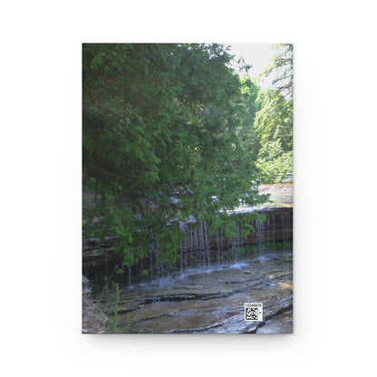 Hardcover Journal Matte -  Water Falls