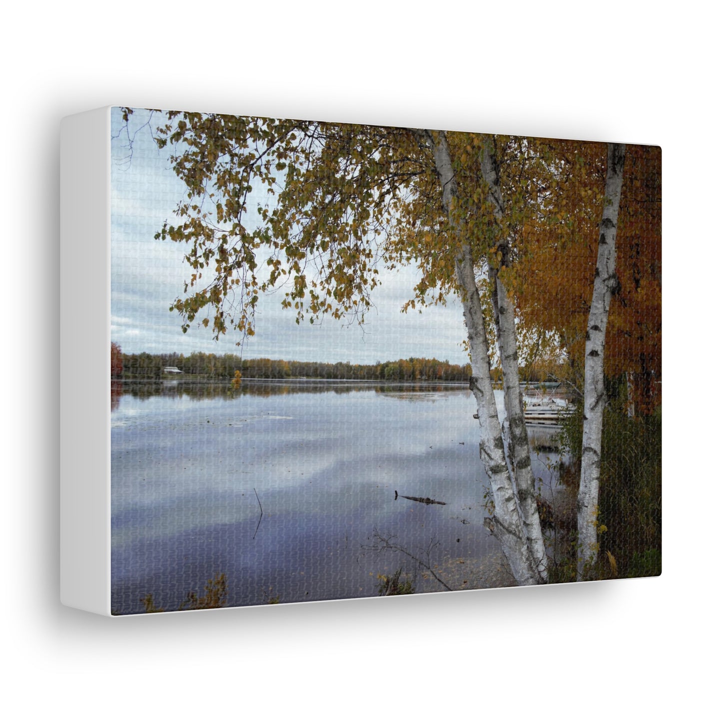 Canvas Gallery Wraps - Morning Autum River View