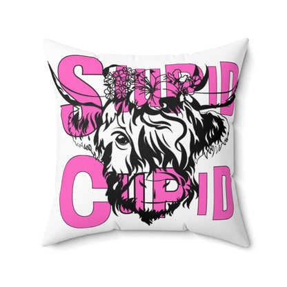 Highland Cow SC Spun Polyester Square Pillow MASTER