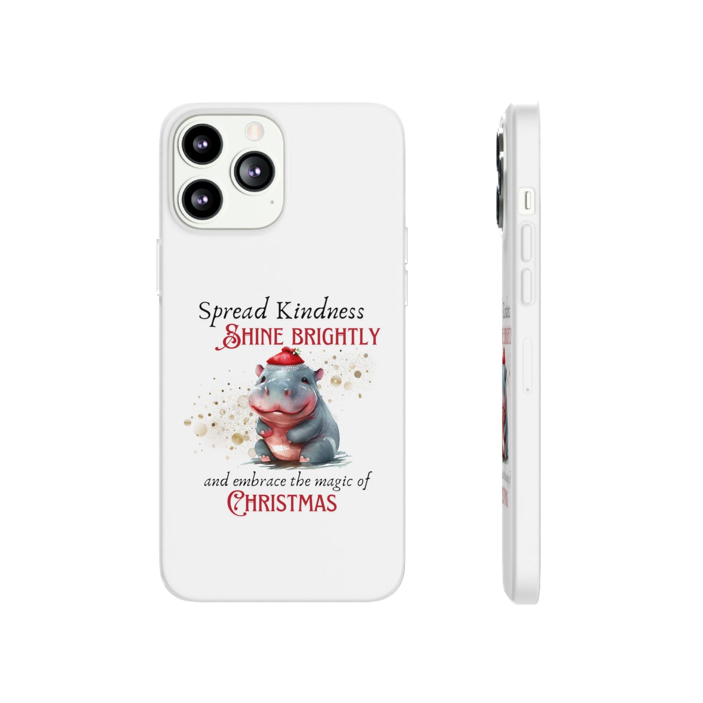 Flexi Cases -Magic of Christmas Hippopotamus - iPhone and Samsung phones