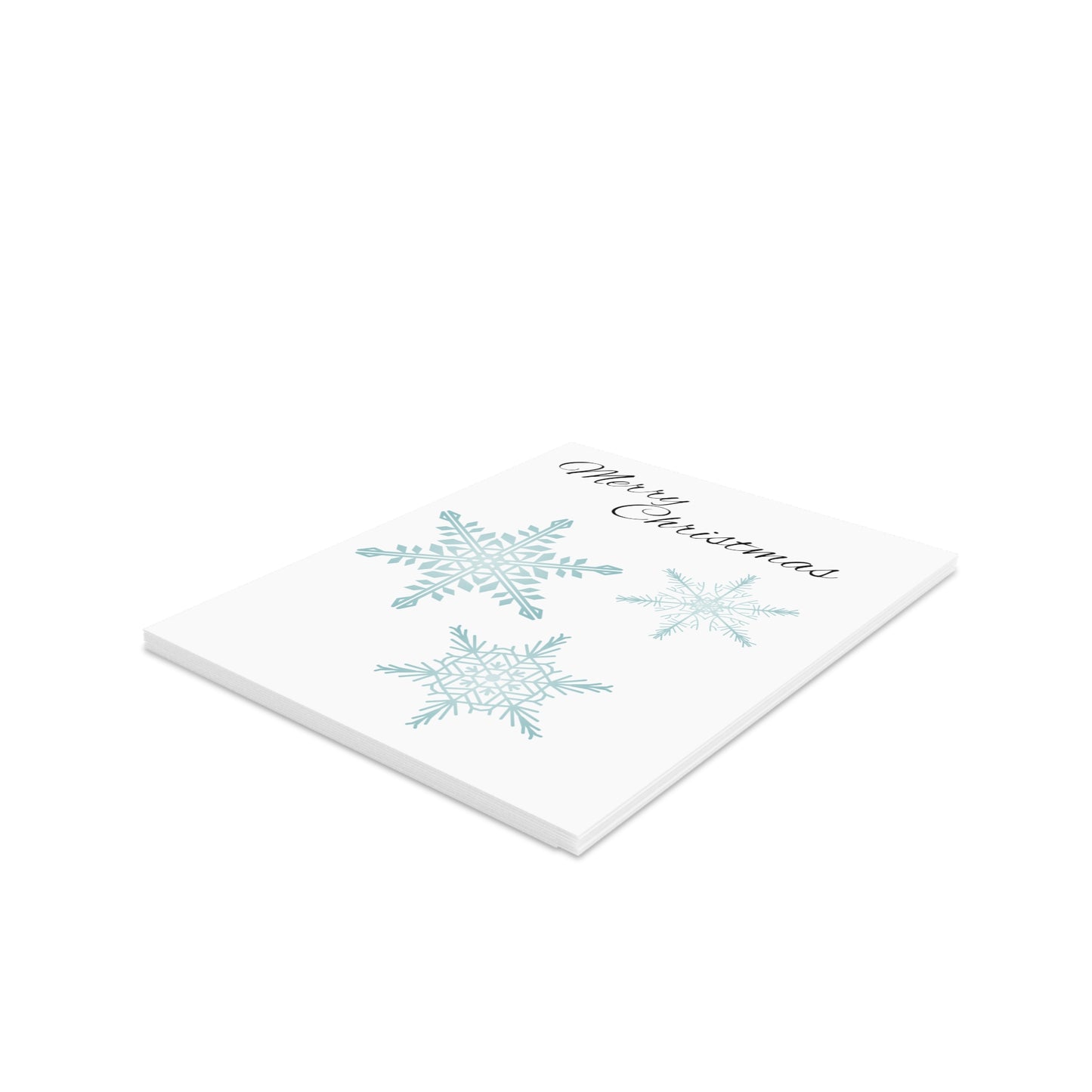 Greeting cards (8, 16, and 24 pcs) Snow Flakes for Christmas