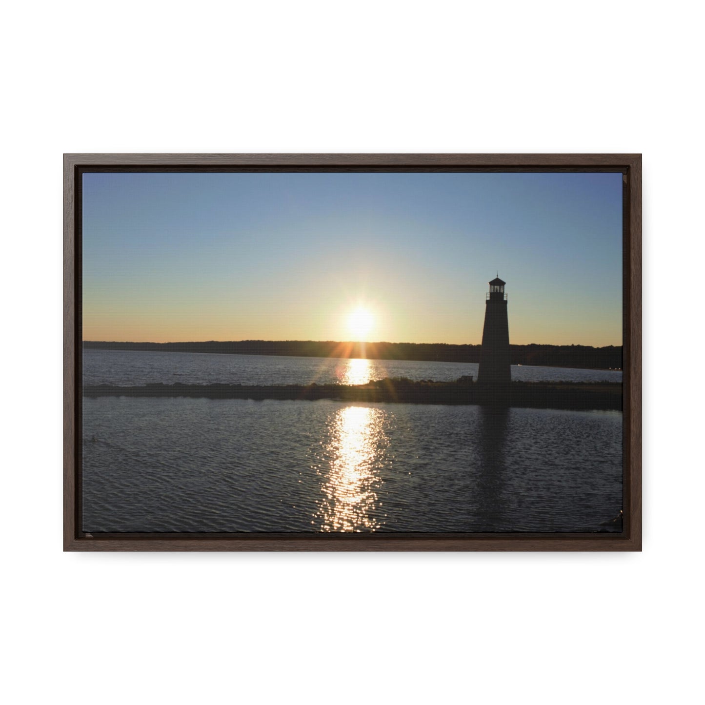 Gallery Canvas Wraps, Horizontal Frame - Sunset at Happy Rock