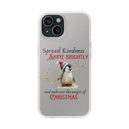 Flexi Cases - Magic of Christmas Penguin - iPhone and Samsung phones