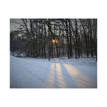 Puzzle (110, 252, 500, 1014-piece) Spectacular Winter Sun Beams