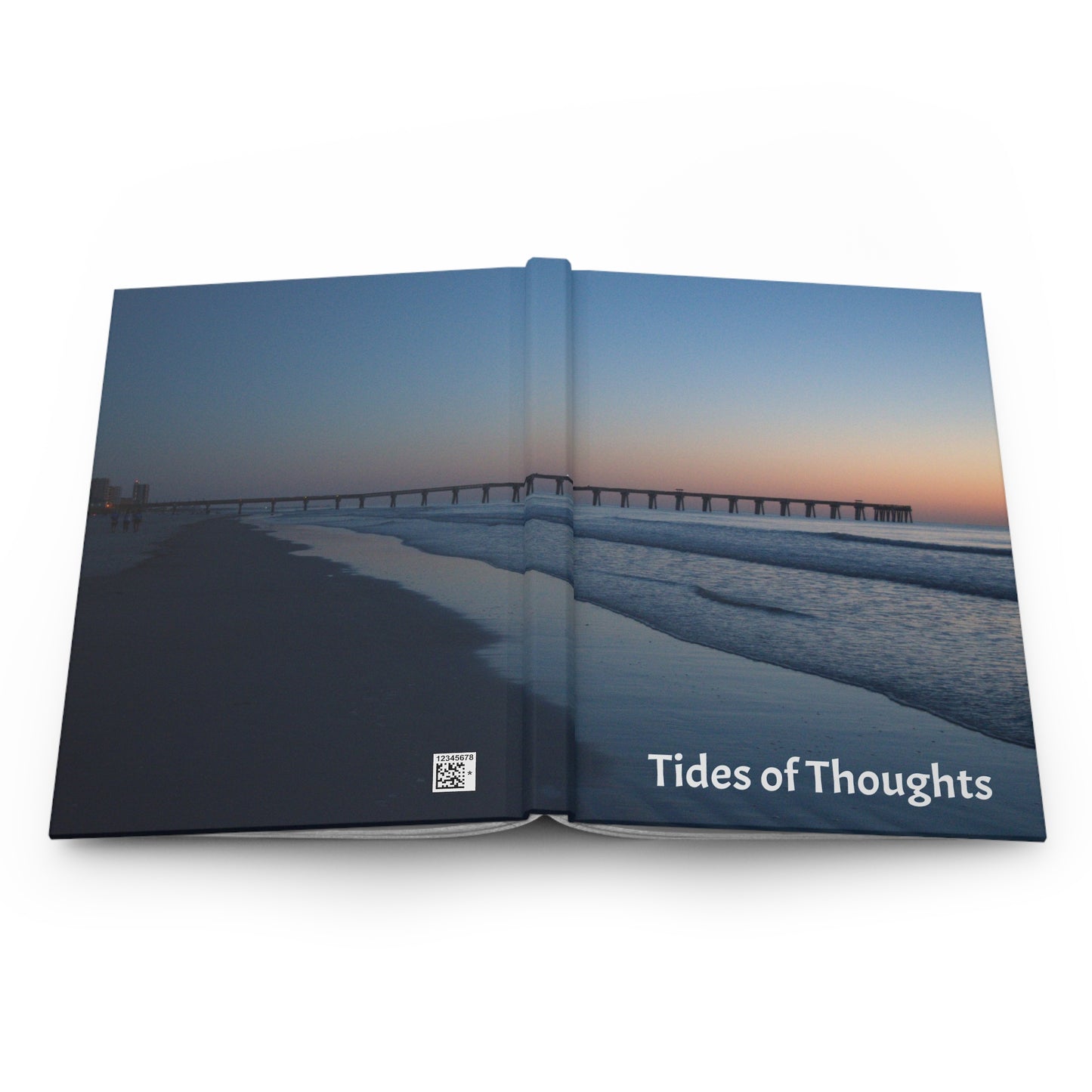 Hardcover Journal Matte - Tides of Thoughts