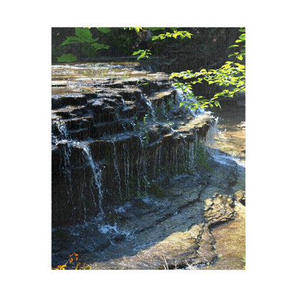 Puzzle (110, 252, 500, 1014-piece) Refreshing Waterfall
