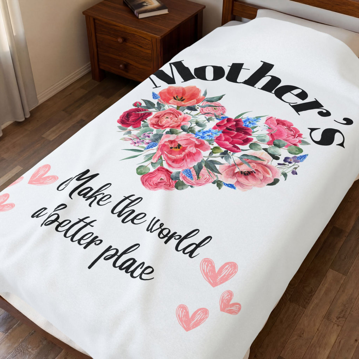 Velveteen Plush Blanket - Unconditional Mothers Love