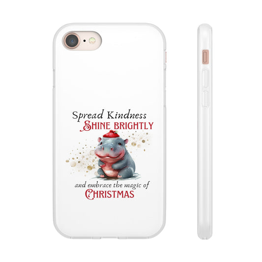 Flexi Cases -Magic of Christmas Hippopotamus - iPhone and Samsung phones