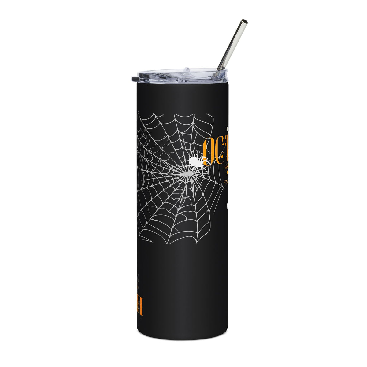 Stainless Steel 20 oz tumbler - October 31st Spiders and Shadows Tumber