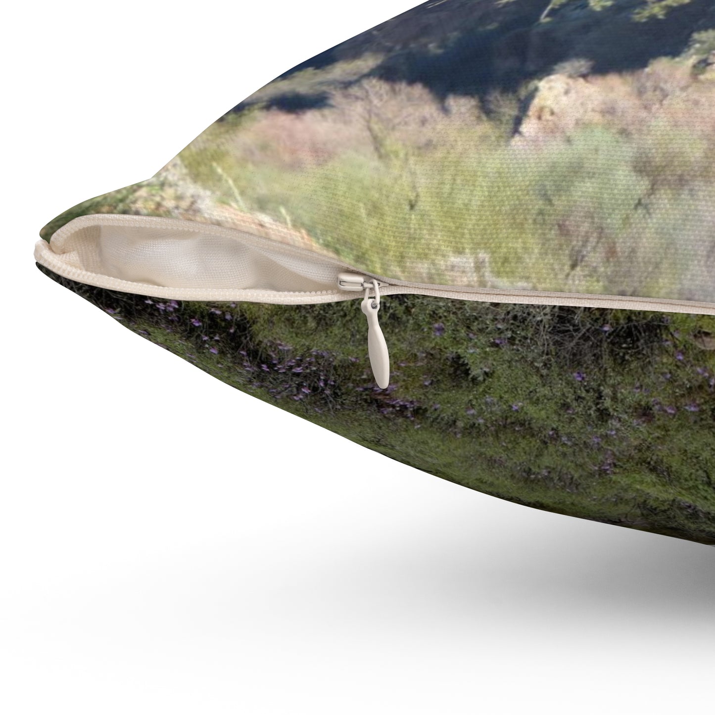 Spun Polyester Square Pillow - Views from the desert.