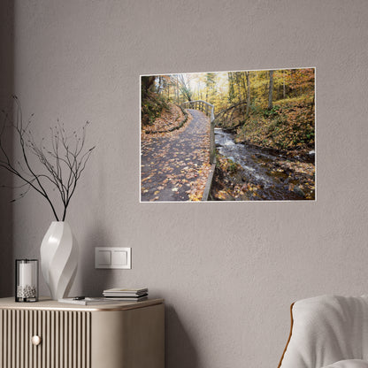 Gloss Posters - Horizontal Walk to the Waterfall