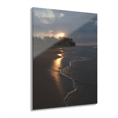 Acrylic Prints (French Cleat) Sun Kissed Beach