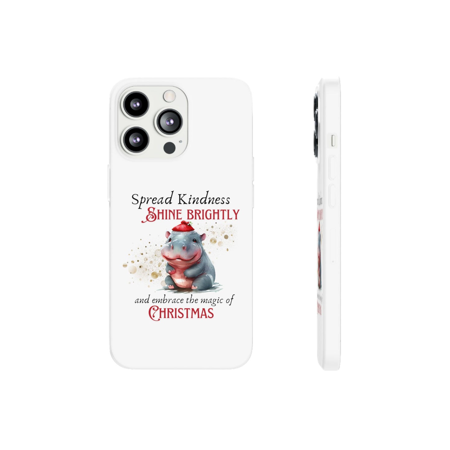 Flexi Cases -Magic of Christmas Hippopotamus - iPhone and Samsung phones