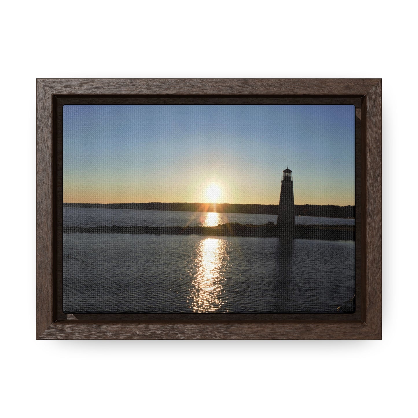 Gallery Canvas Wraps, Horizontal Frame - Sunset at Happy Rock