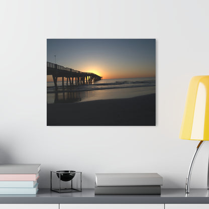 Acrylic Prints (French Cleat) Sunrise at the pier