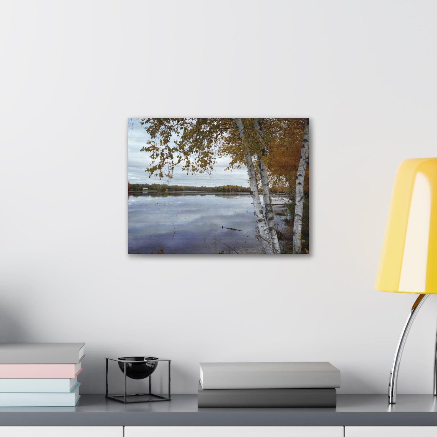 Canvas Gallery Wraps - Morning Autum River View