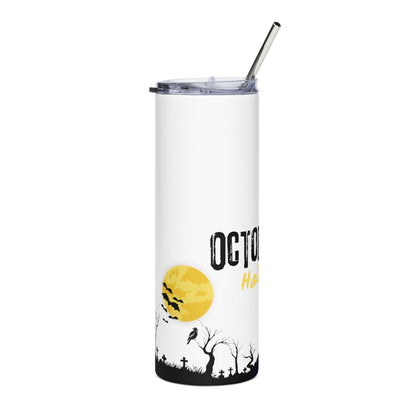 Stainless Steel 20 oz tumbler - Haunted Sunset
