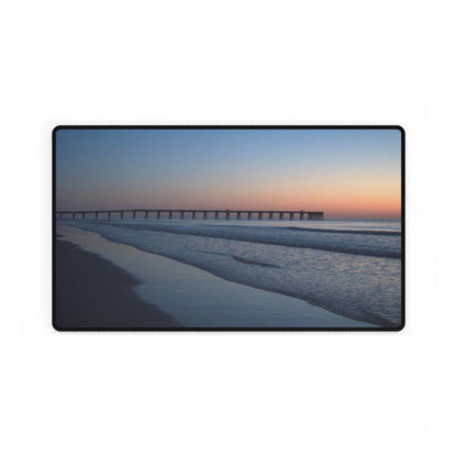 Desk Mat- Blue hour at the pier