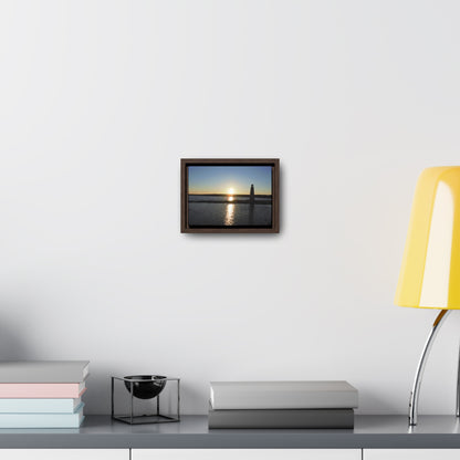 Gallery Canvas Wraps, Horizontal Frame - Sunset at Happy Rock