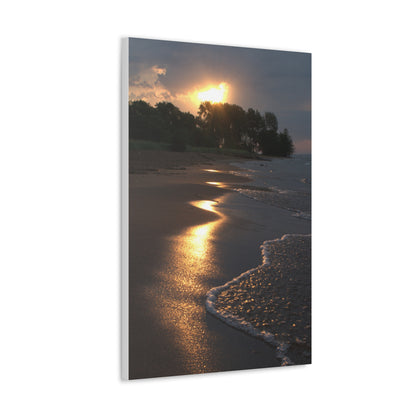 Canvas Gallery Wraps (White Wrap) Sun Kissed Beach