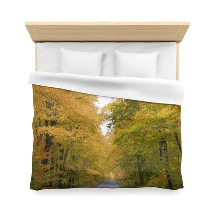 Microfiber Duvet Cover - Fall Road