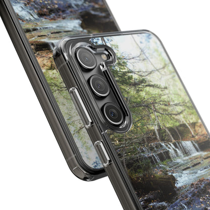 Clear Cases - Samsung Galaxy Series, Plus and Untra, S24, S23, S22, S21 - Waterfall