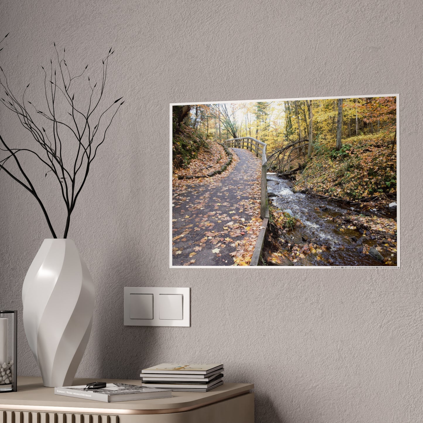 Gloss Posters - Horizontal Walk to the Waterfall