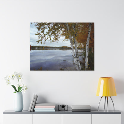 Canvas Gallery Wraps - Morning Autum River View