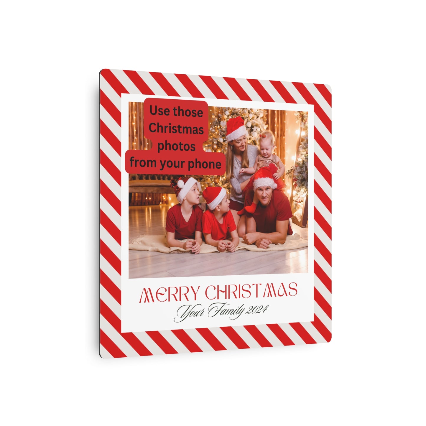 Metal Art Sign - Customize to your family memory of 2023 Christmas