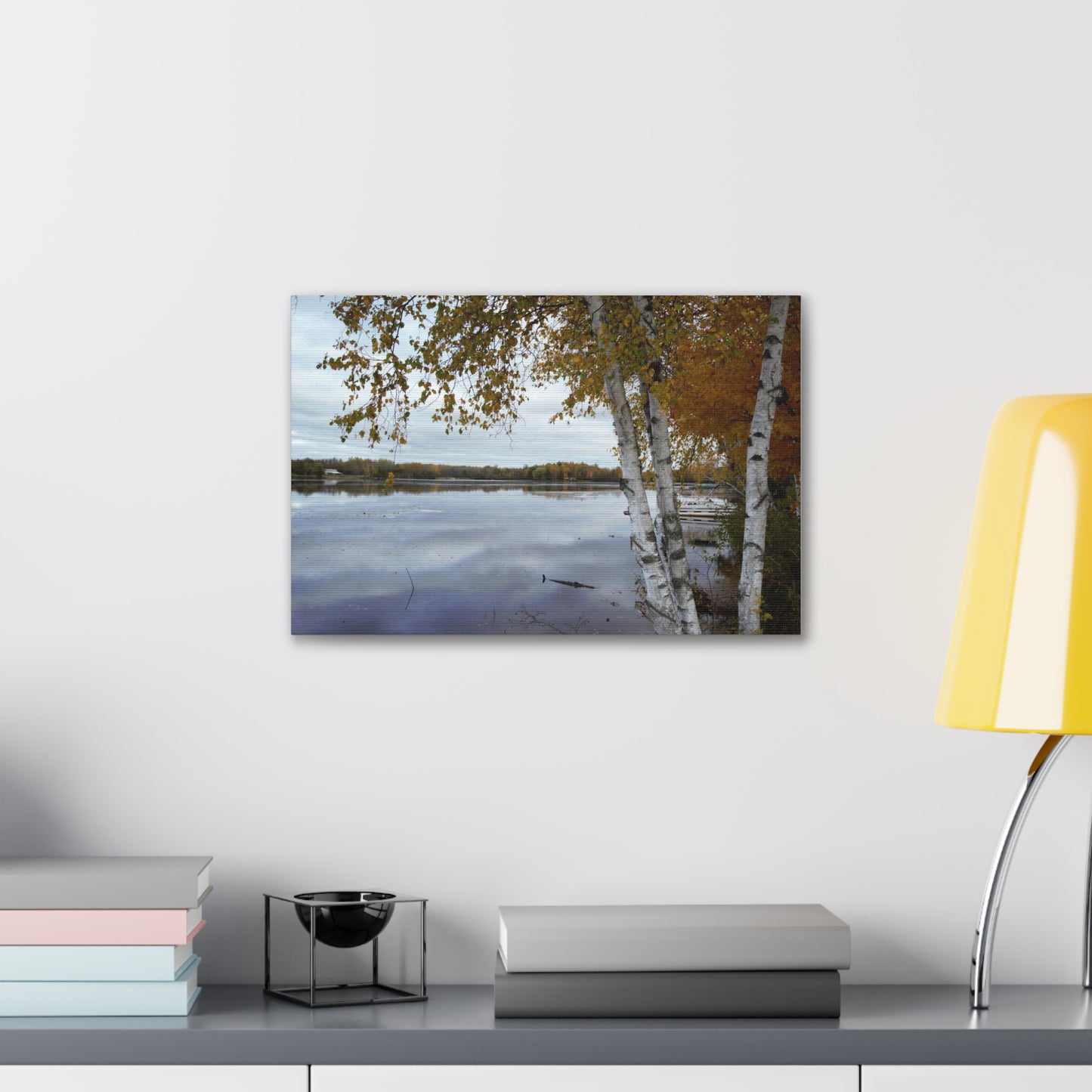 Canvas Gallery Wraps - Morning Autum River View