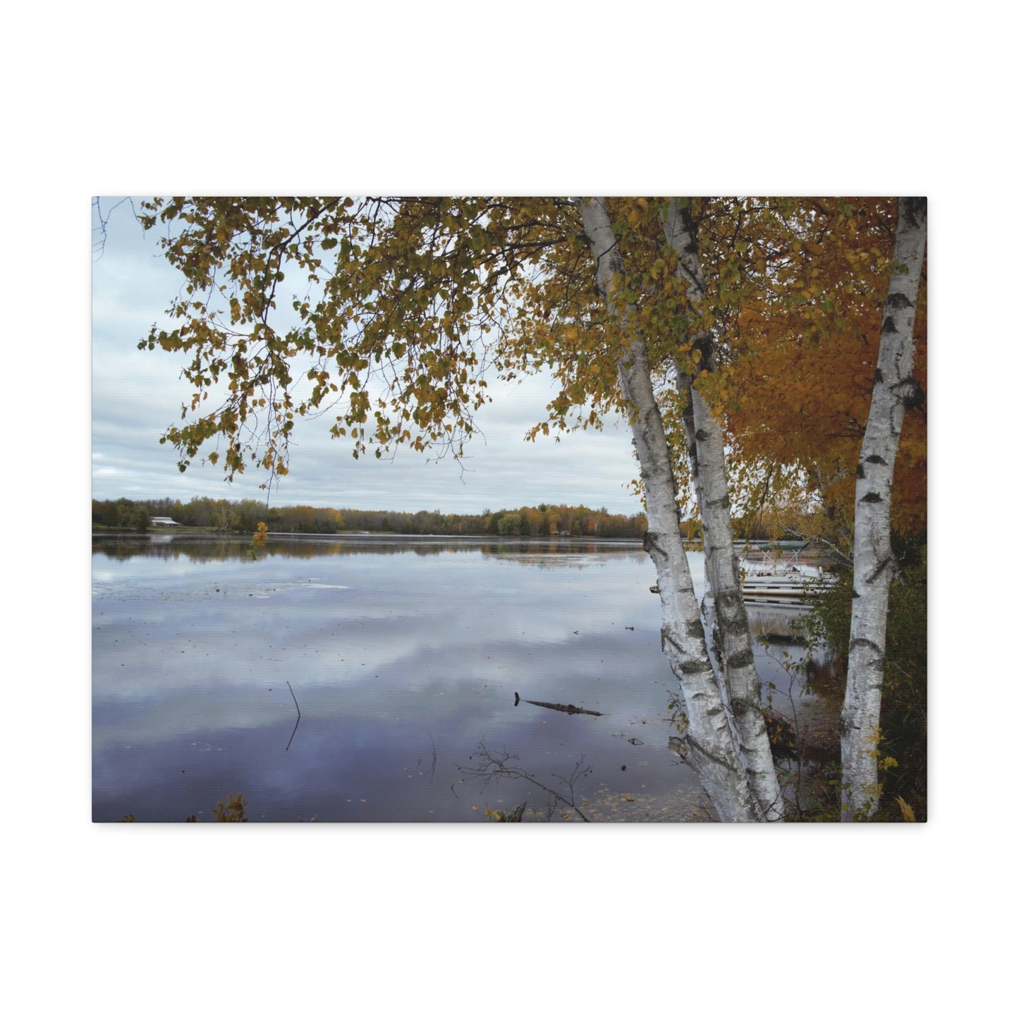 Canvas Gallery Wraps - Morning Autum River View